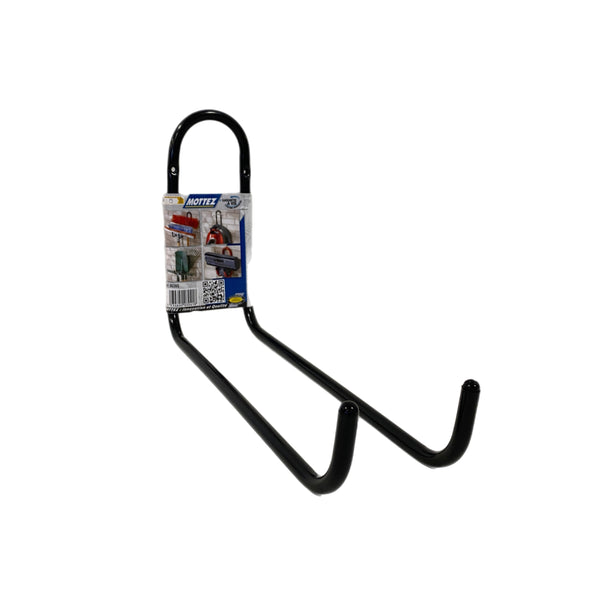 DOUBLE HOOK 320MM X 10MM BLACK 40KG